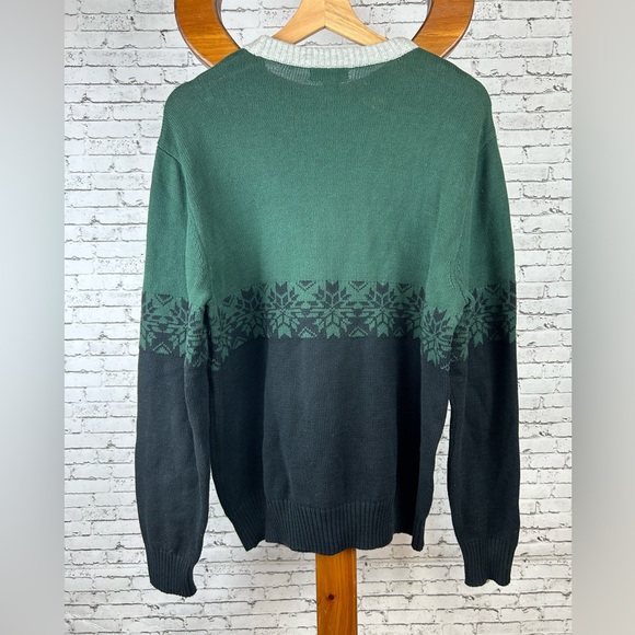 Dockers | Christmas vintage winter sweater with a red reindeer size M - Picture 3 of 5